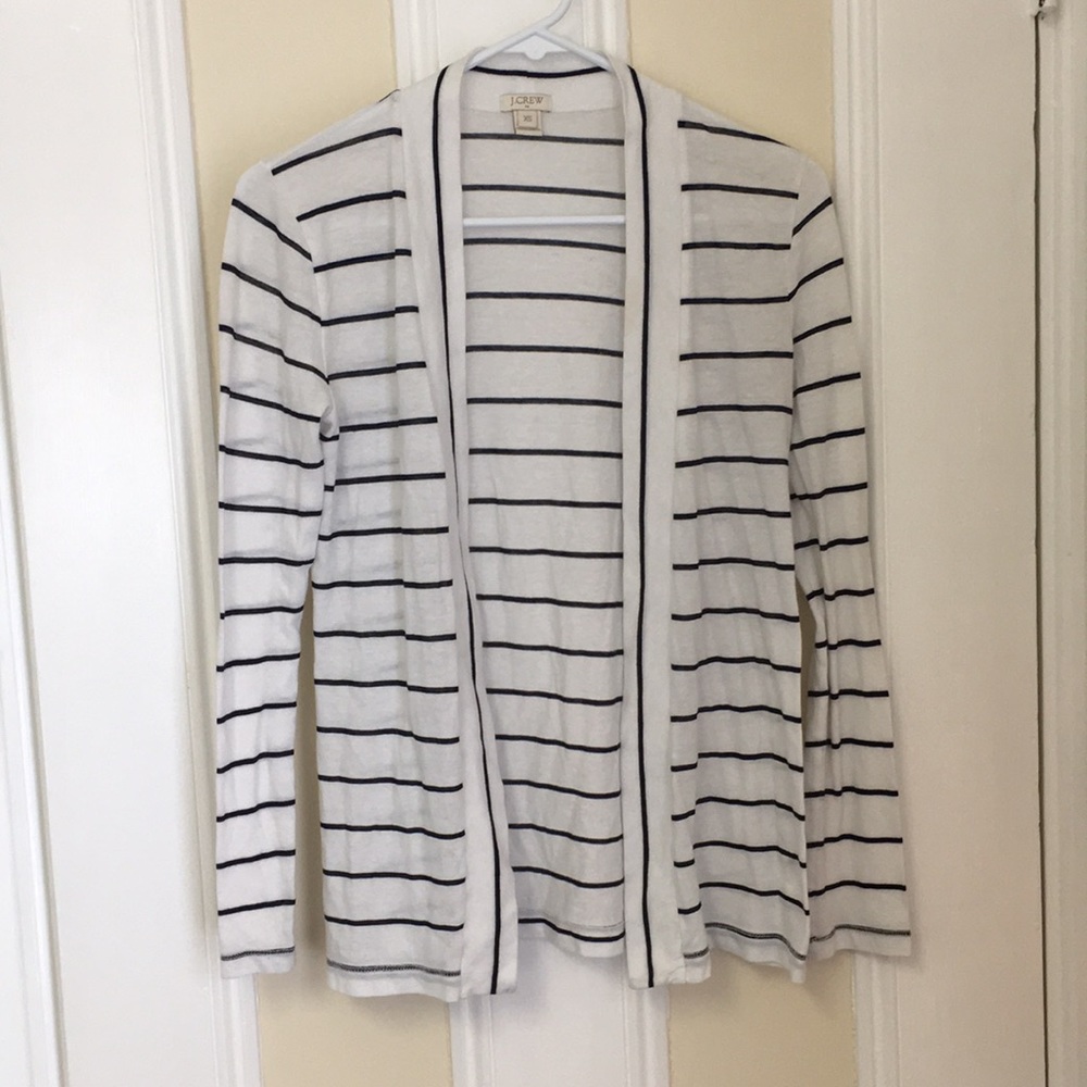 J.Crew Striped Cardigan